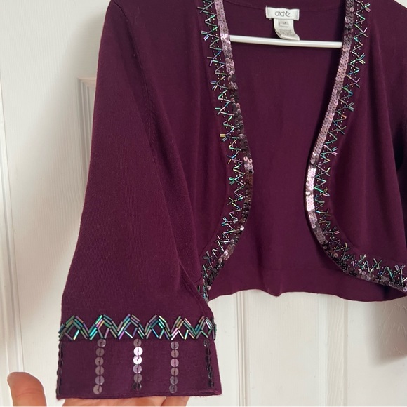 CACHE | Embellished Cropped Cardigan - Picture 4 of 11